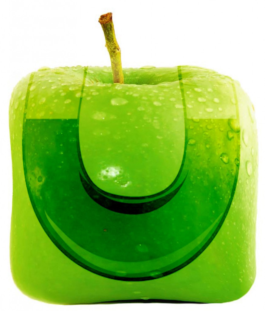 Apfel mit Sitwell Alpha-Prevent