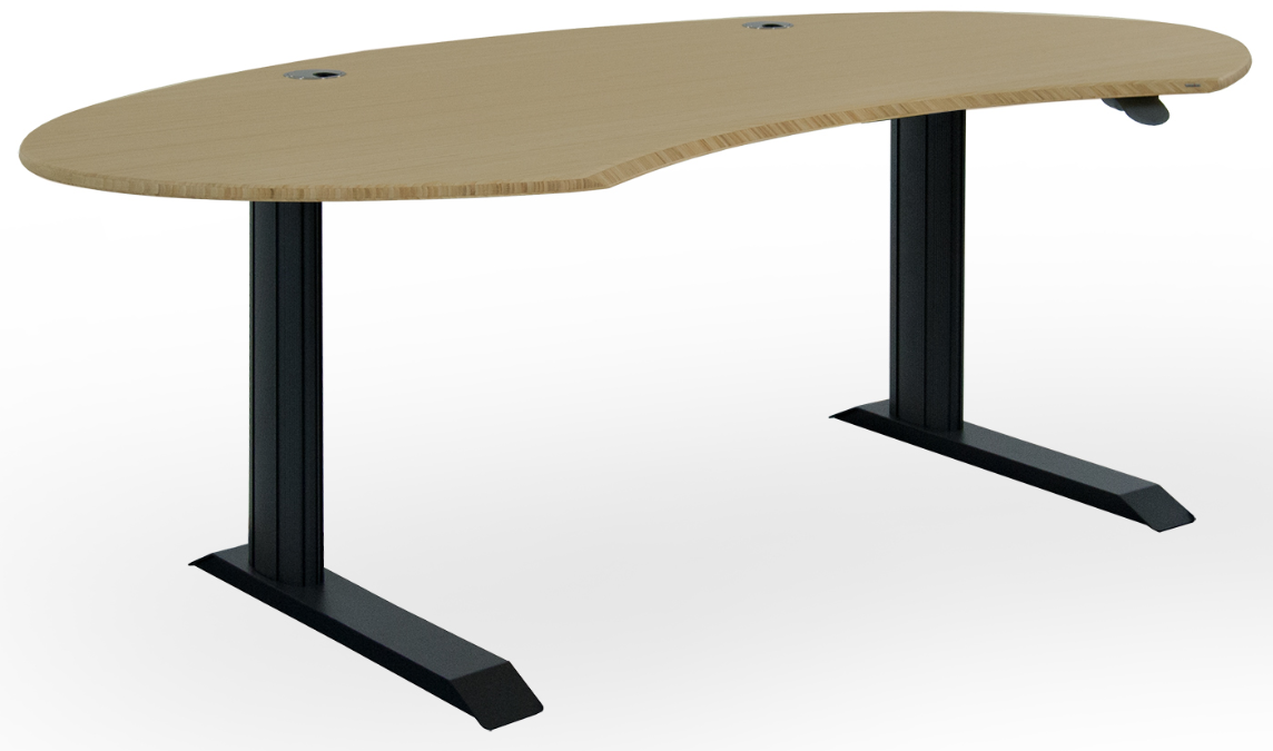 ergonomischer Bambus Tisch by Leuwico