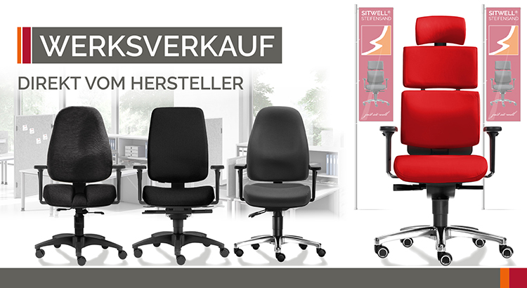 Schwarzenbruck_Werksverkauf | SITWELL® STEIFENSAND AG Bürostühle direkt ab Werk kaufen